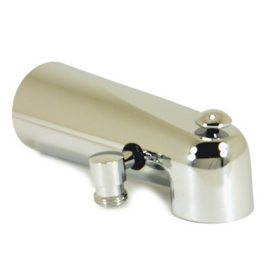 7" Tub Spout with Hand Shower Fitting -1/2" C Slip Connection