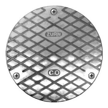 Zurn Cleanout Cover Only Nickel Plated Brass