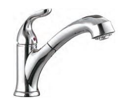 S/L Pull-Out Kitchen Faucet -CH